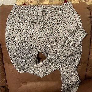 Leopard Print Joggers and Matching Top